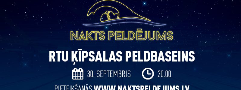 III Nakts Peldējums norisināsies 30.septembrī
