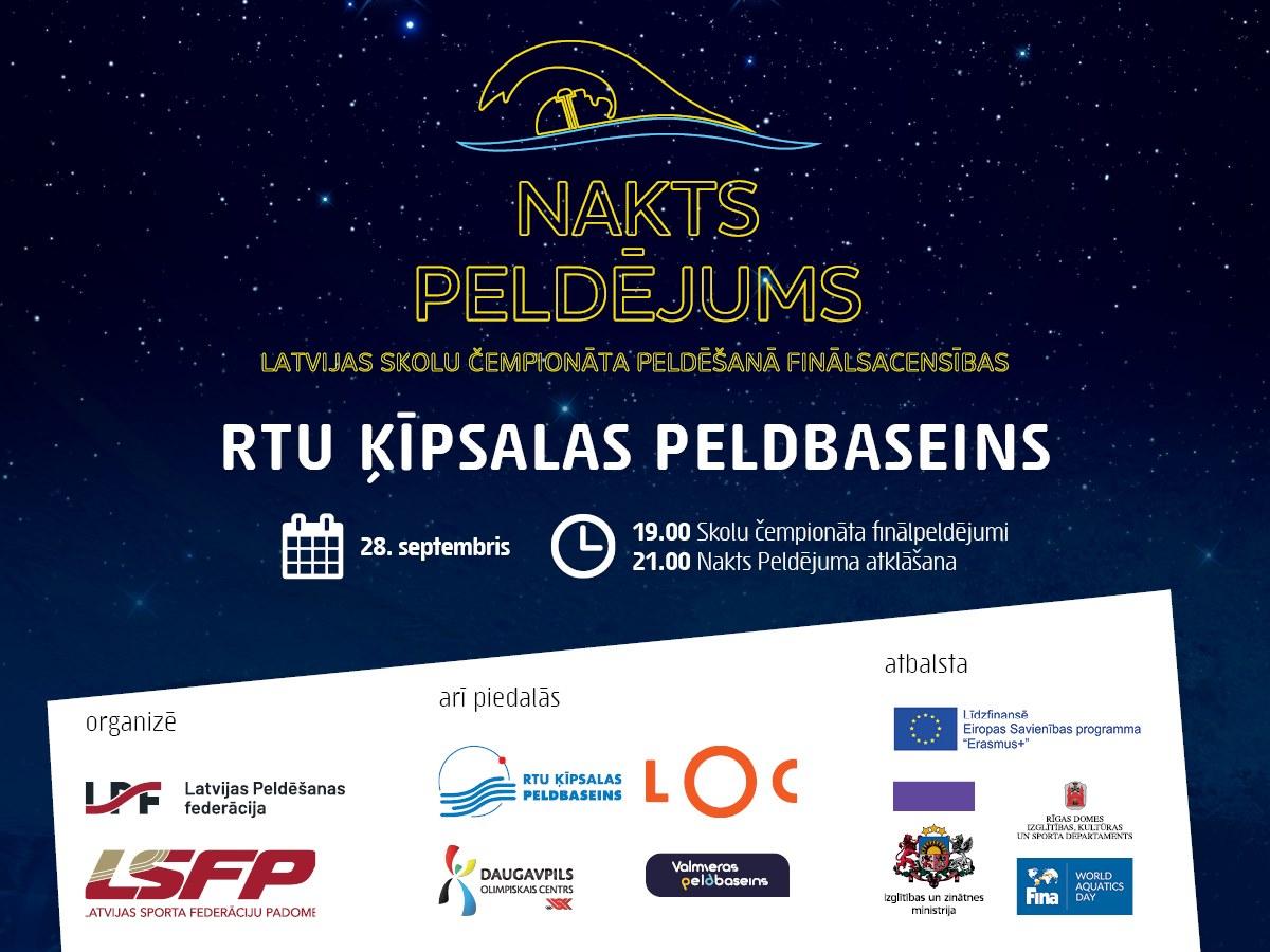 Nakts peldējums Rīgā